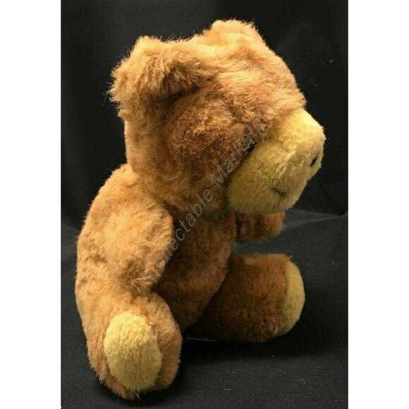 Vintage 8" Sitting Trudy Brown Teddy Bear Plush Stuffed Animal - Picture 2 of 6